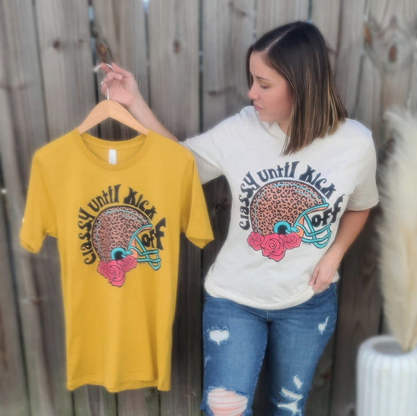 Classy Until Kick Off Leopard Top