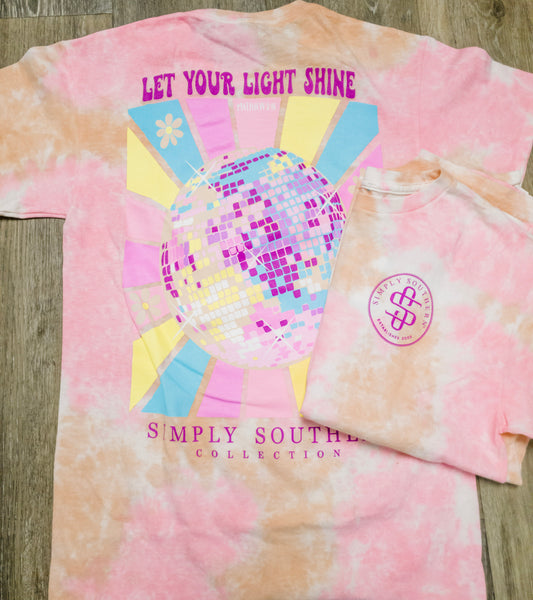 Let Your Light Shine Simply Southern T-Shirt YOUTH & ADULT