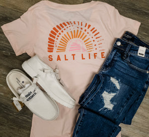 Live The Salty Way Salt Life Crop Top