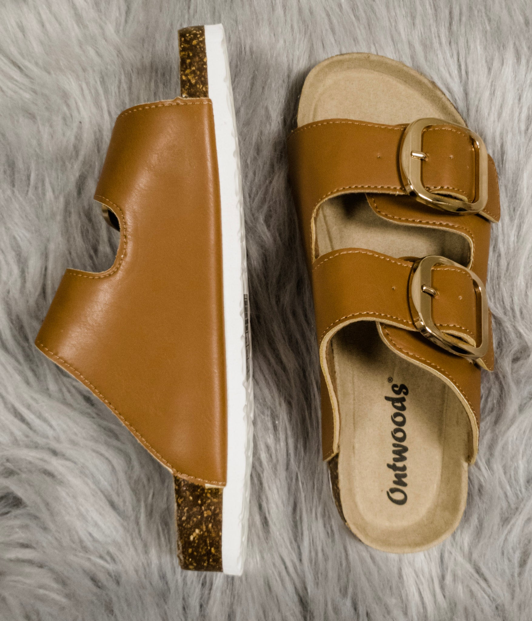 Kira Double Strap Sandal - New Tan