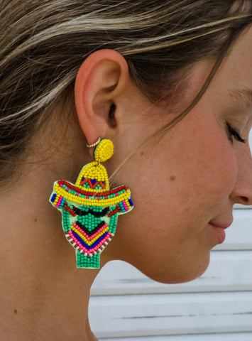 Dancing Cactus Earrings
