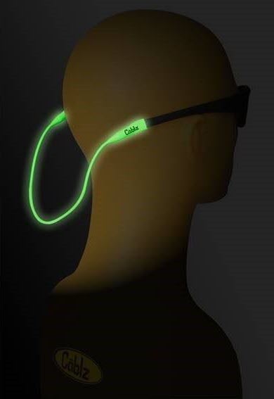 Silicone Mini Eyewear Retainer - Glow In The Dark Youth &amp; Adults