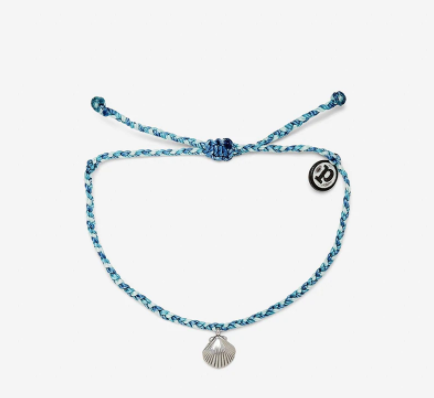 Pura Vida La Concha Charm Bracelet- Blue