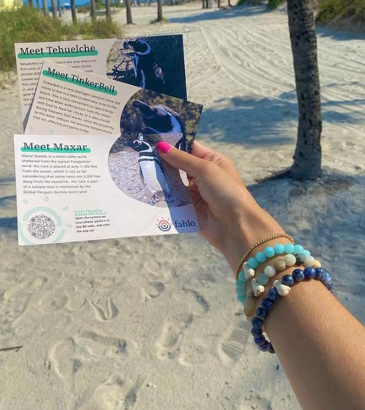 Fahlo Wildlife Tracking Bracelets- Penguin