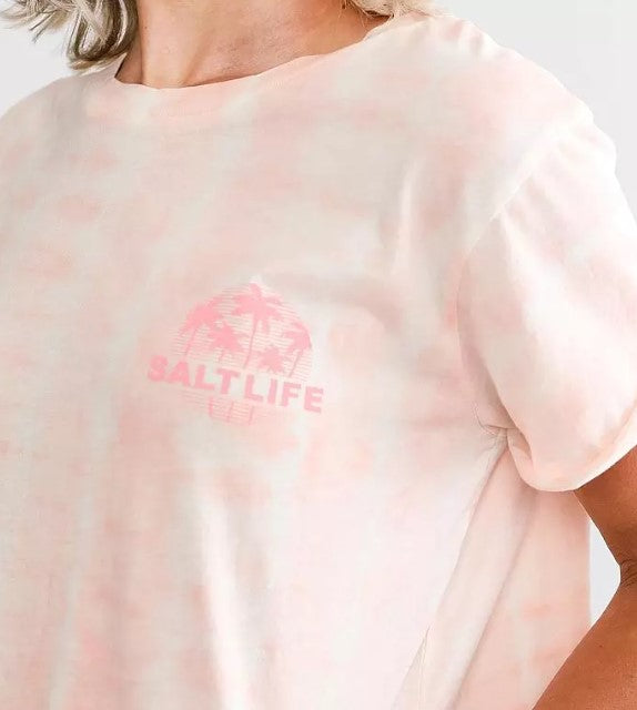Palm Promenade Short Sleeve Cropped Top