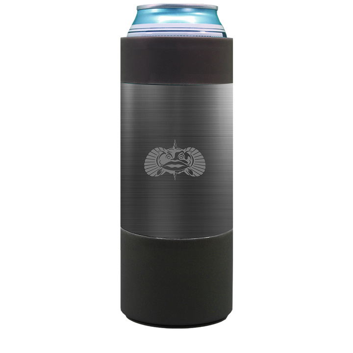 ToadFish Non-Tipping Slim Can Cooler- Graphite