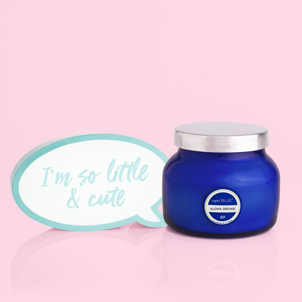 Aloha Orchid Petite Jar Candle - Blue