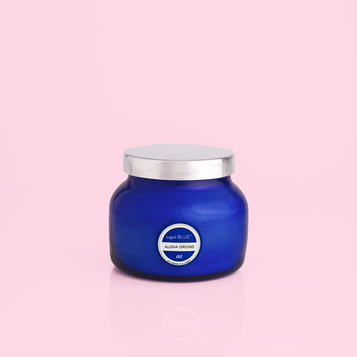 Aloha Orchid Petite Jar Candle - Blue