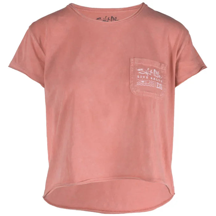 Sea Story Short Sleeve Cropped Tee