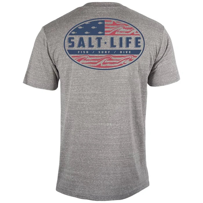 Amerifinz Short Sleeve Triblend Tee- Quartz