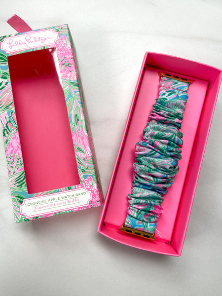 Lilly Pulitzer Scrunchie  Watchband- Coming In Hot