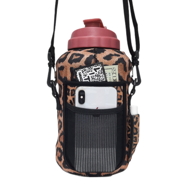 1/2 GALLON JUG CARRYING HANDLER - Leopard