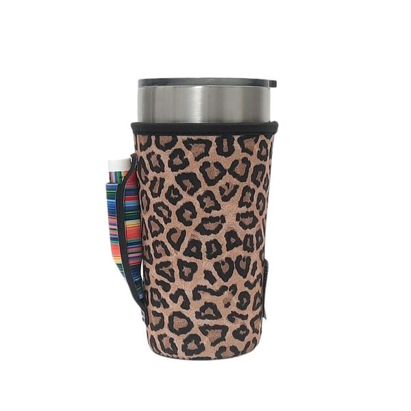 Lit 20oz Handlers- Leopard with Serape Handle