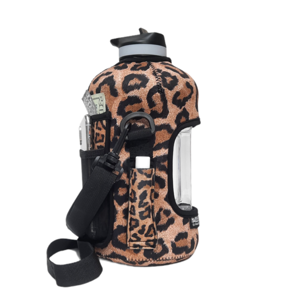 1/2 GALLON JUG CARRYING HANDLER - Leopard