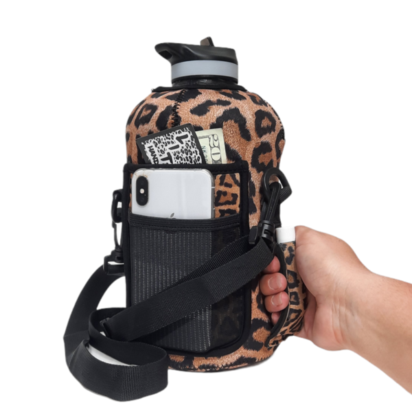 1/2 GALLON JUG CARRYING HANDLER - Leopard