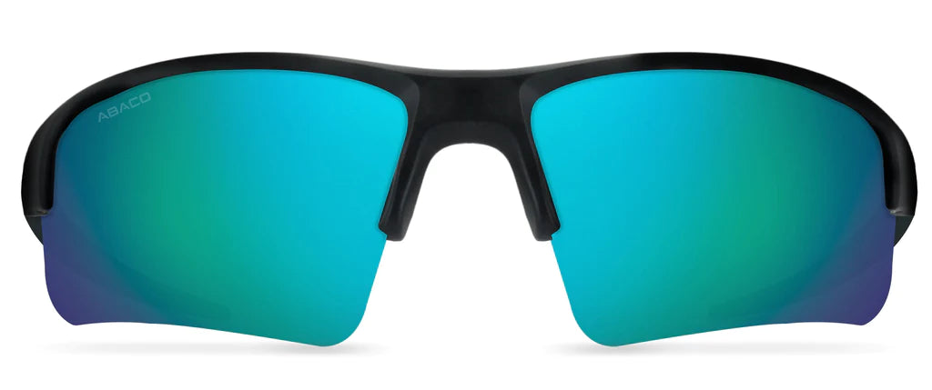 Fourty Four Men Sunglasses - Matte Black/ Ocean