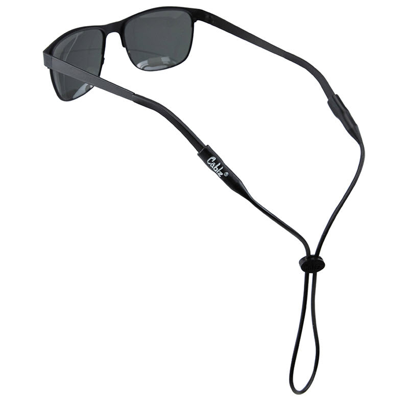 Adjustable Silicone Eyewear Retainer - Black 16"