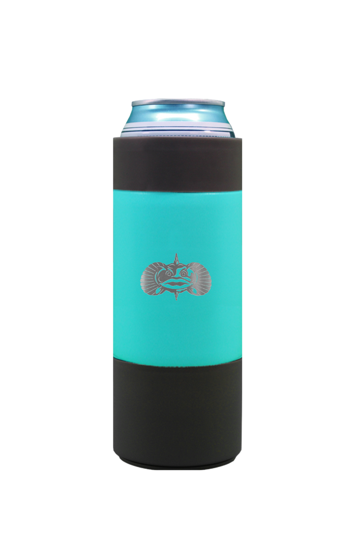 ToadFish Non-Tipping Slim Can Cooler- Teal