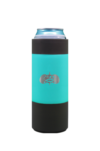 ToadFish Non-Tipping Slim Can Cooler- Teal