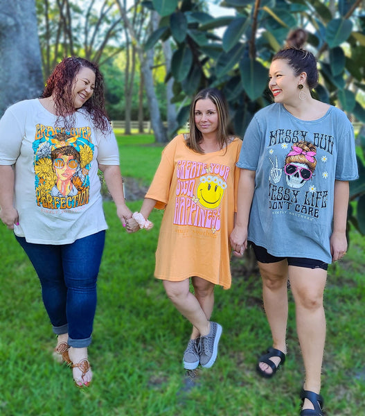 Simply Southern Create Your Own Happiness One Size T-Shirt