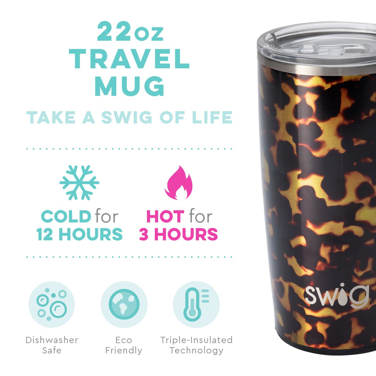 Swig 22oz Travel Mug-  Bombshell