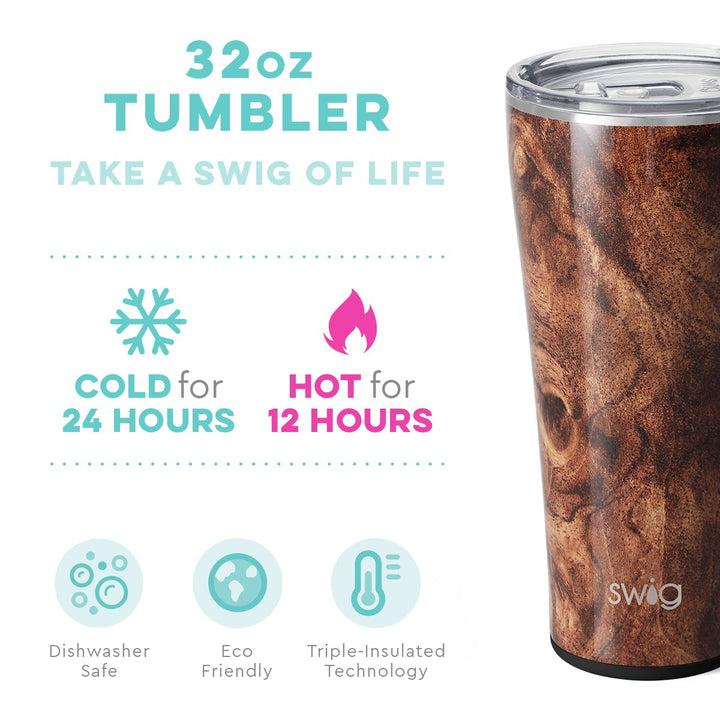 Swig 32oz Tumbler - Walnut