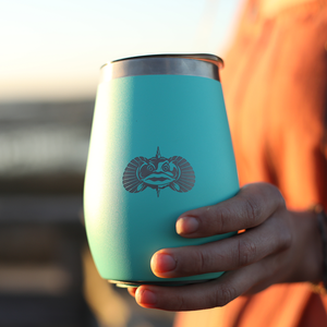 Toadfish Non-Tipping 10oz Wine Tumblers- Teal