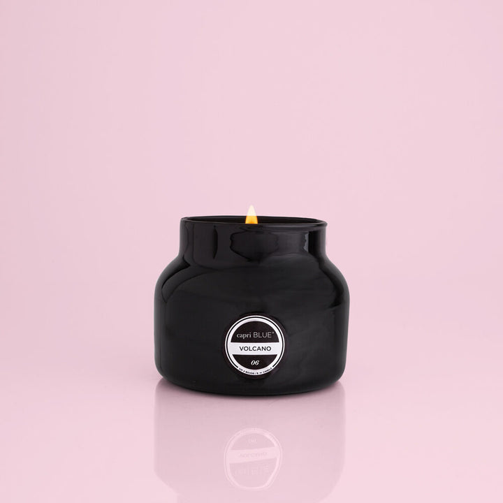 Volcano Petite Jar Candle - Black