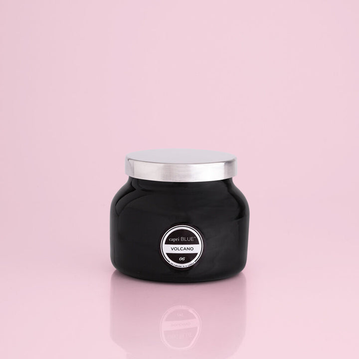 Volcano Petite Jar Candle - Black